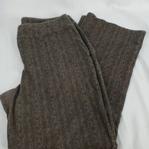 Women with Control brown pull-on pants Sz L